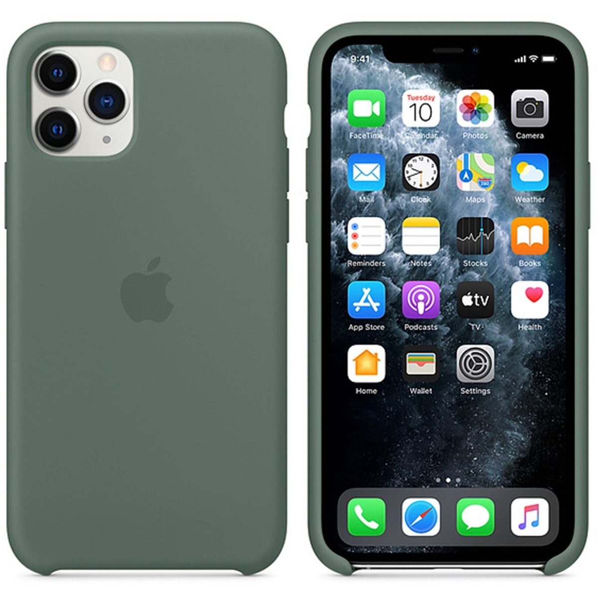 Funda Original de Apple iphone 11 pro max silicona case-naranja Clementina  MX022ZM/A