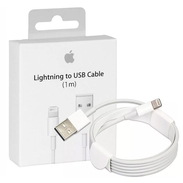 Cable Lightning de carga y datos Apple original para iPhone y iPad (1 Metro) - Movil2GO
