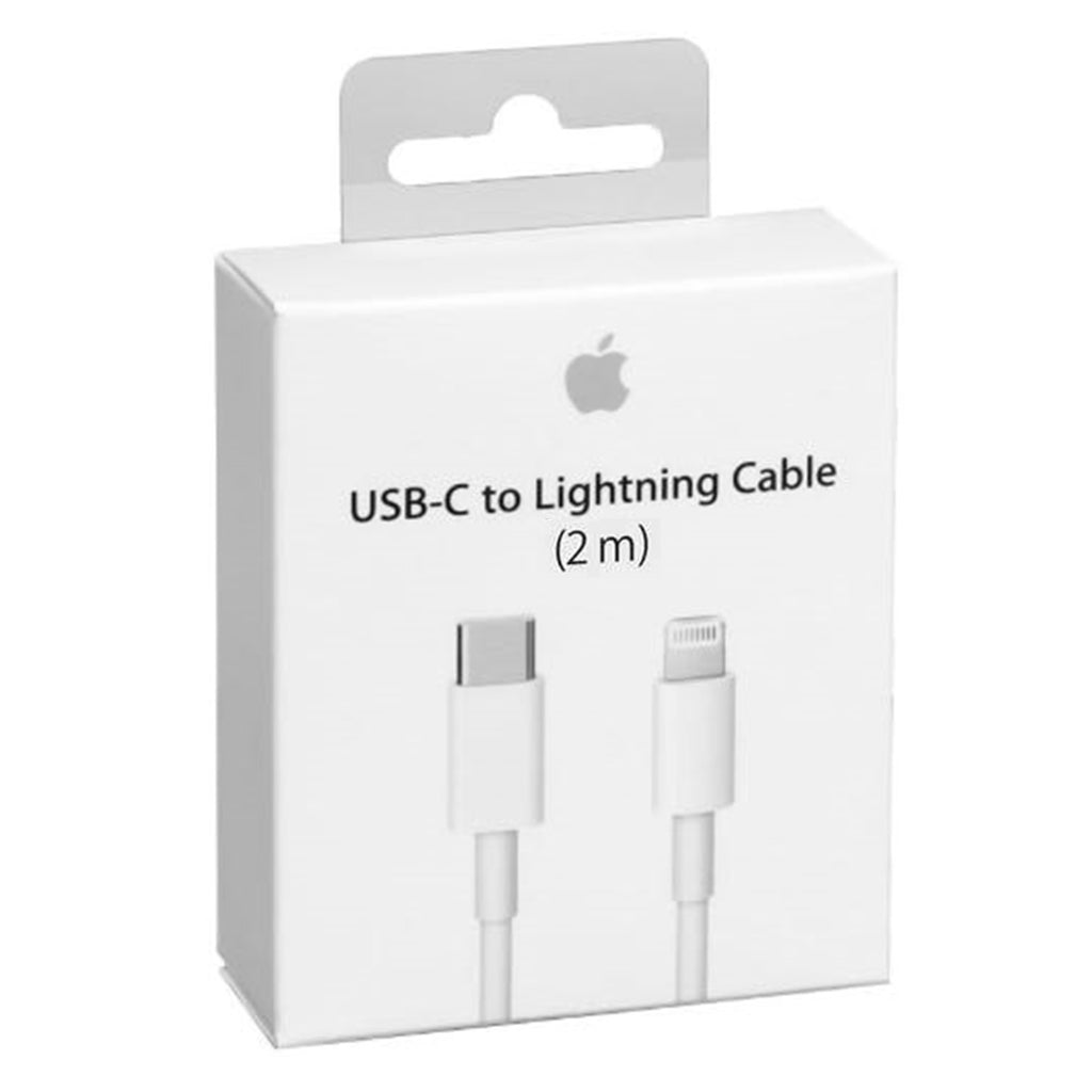 Cable USB-C Lightning de carga y datos Apple original para iPhone y iPad (2 Metros) - Movil2GO
