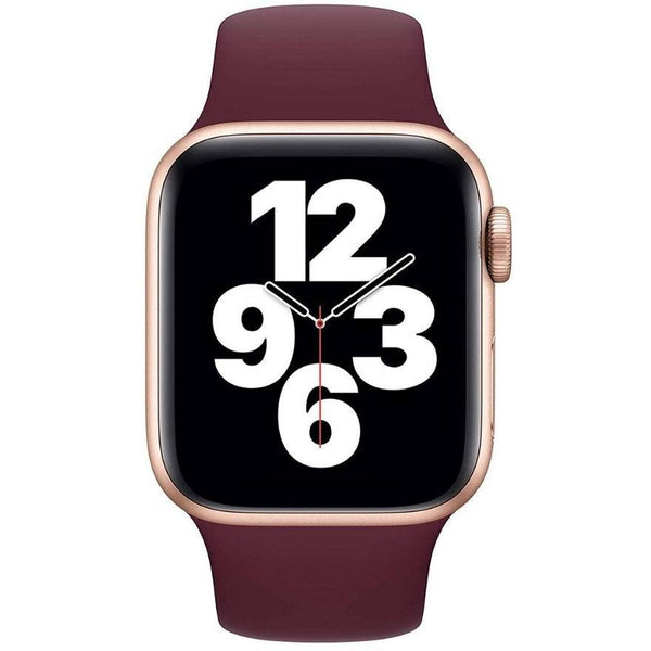 Correa Deportiva de Silicona para Apple Watch - Ciruela - Movil2GO