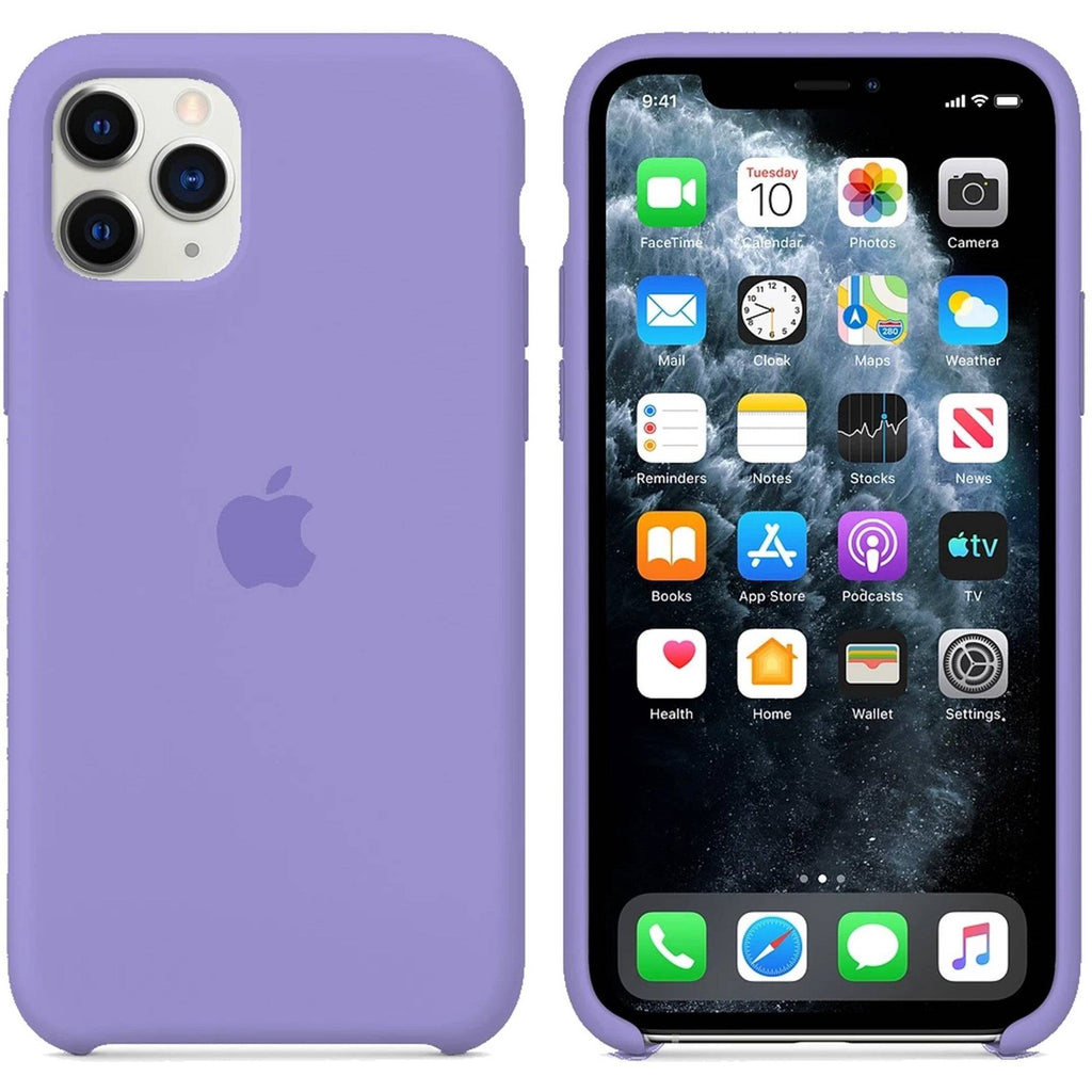 Funda de silicón con MagSafe para el iPhone 14 Pro - Color lirio