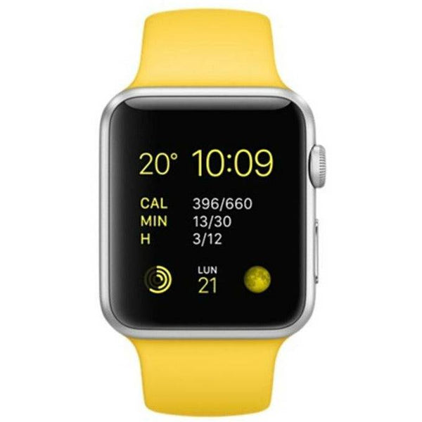 Correa Deportiva de Silicona para Apple Watch - Amarillo Canario - Movil2GO