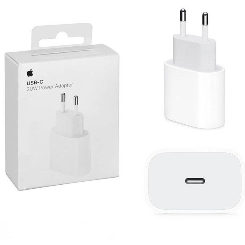 Adaptador de corriente USB-C de 20W [ iPhone / iPad ] Carga Rápida [ iPhone  15 / 14 / 13 / 12 / 11 ] - Tumac